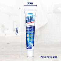 medidas del contenedor de la crema Wart