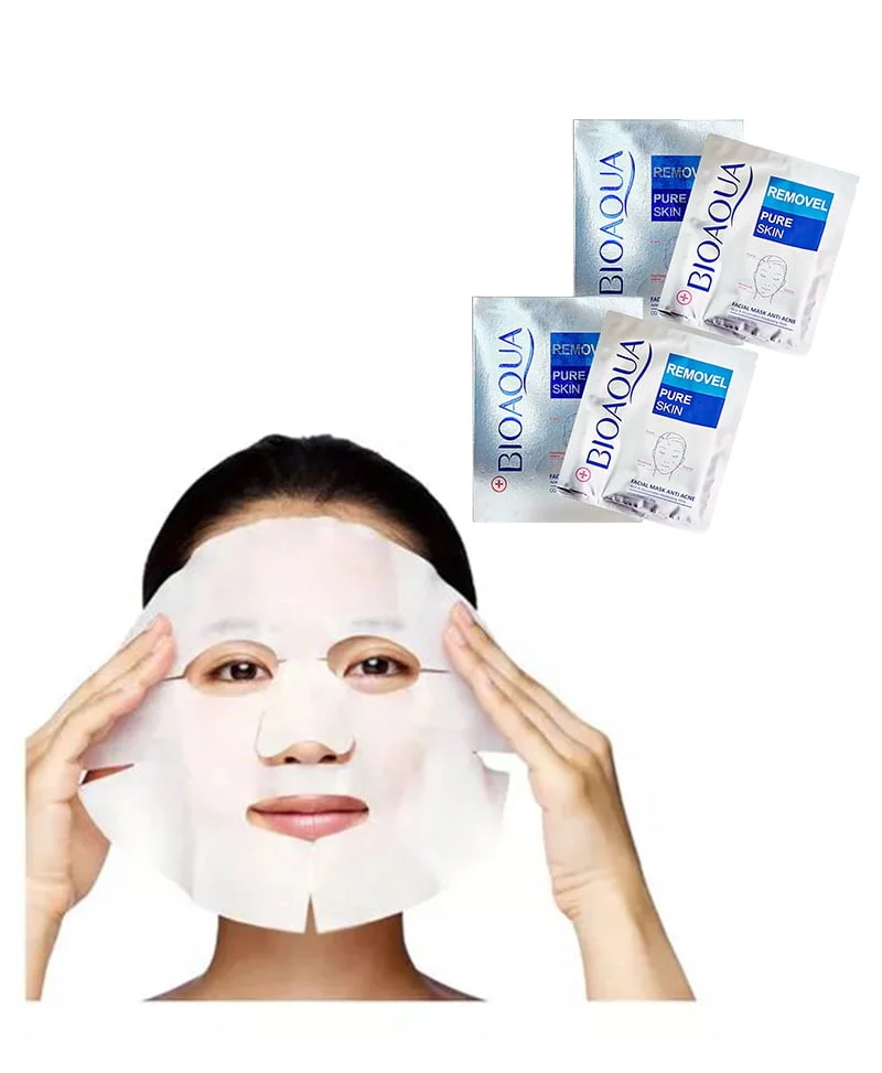 Mascarilla Facial Anti-acné Bioaqua De 30g X 20 Unidades